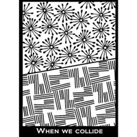 1 x When We Collide - Silk Screens by Helen Breil