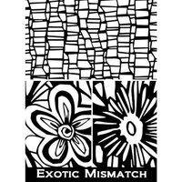 1 x Exotic Mismatch - Silk Screens by Helen Breil