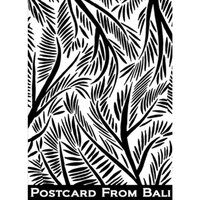 1 x Postcard From Bali - Silk Screens by Helen Breil