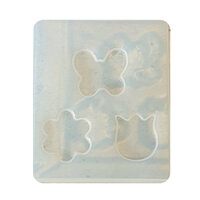 Silicone Mold - Butterfly / Flowers 3 on 1