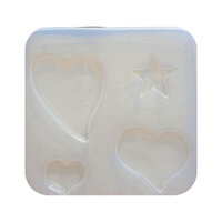 Silicone Mold -  3 Hearts 1 star