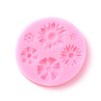1 x 6-in-1 Flower Mold  for Polymer Clay or Resin, or Wax