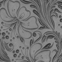 1 x Hibiscus Embossed - Cool Tools Texture Tile