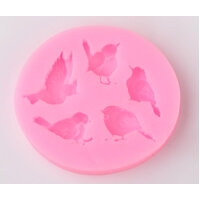 1 x Small Birds 5 styles  Molds for Polymer Clay or Resin, or Wax