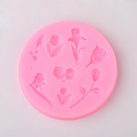 1 x Roses Florals Design  1 Mold for Polymer Clay or Resin, or Wax
