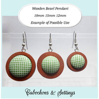 Wooden Bezel Pendants - Variations