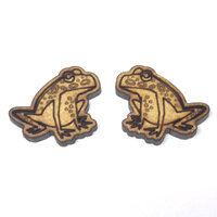 Squat Frog - 18mm Native Animals in Native Timbers