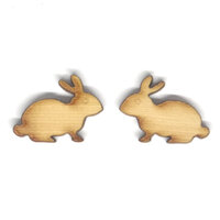 Simple Rabbit - 16mm Native Animals in Native Timbers