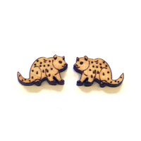 Spotted Quoll - 17mm Native Animals in Native Timbers