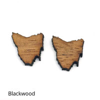 10mm Tasmania Simple Small Maps - Tasmanian Timbers