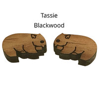 Simple Wombats - 12mm Native Animals in Native Timbers