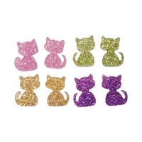 15mm KittyCat Laser Cut - Glitters