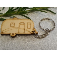 Caravanning in the 50's 60's & 70's KeyRings Country Style