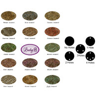 30mm Round Leopard Disc - Colour & Hole Options