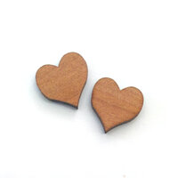 Hearts - 12mm Native Animals in Native Timbers