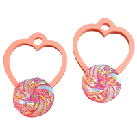 10 x  Heart - Pastel MakerDrops - You are the Creator