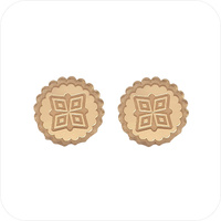 Rose Gold Mirror Mirror Very Pretty Cabochon Studs