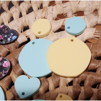 Organic Rounds - Colour Options - to make 5 Pairs of Earrings