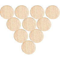 12mm Round Cabochons  for Earrings Laser Cut Tasmanian Eucalyptus Veneer