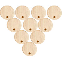 20mm Round Dots With or without Holes - Ply