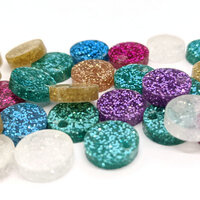 12mm Drop Dots - Acrylic Glitter