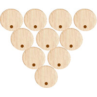 Drop for Earring Toppers or Pendants Laser Cut Eucalyptus (Gum Tree)