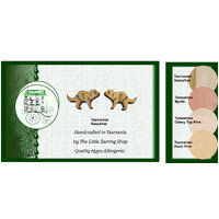 Tasmanian Devils - Tassie Timber Stud Earring Souvenirs - Pairs