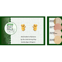 Koala  - Tassie Timber Stud Earring Souvenirs - 3 Styles - Australian Made
