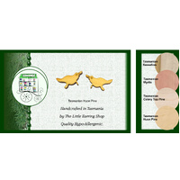 Platypus  - Tassie Timber Stud Earring Souvenirs - Australian Made 