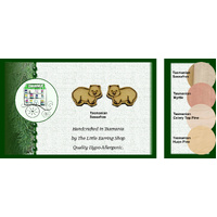 Wombats - Tassie Timber Stud Earring Souvenirs