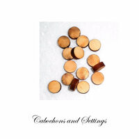 12mm Cabochon Round Native Timber Circles Chose from Huon Pine, Sassafras and More