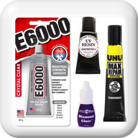 E-6000, Glues, Glazes & Resins