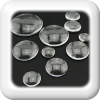 Clear Glass Cabochons